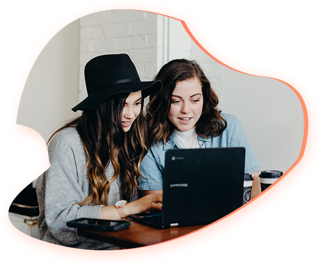 People using technology products suitable for workplace and corporate gifting