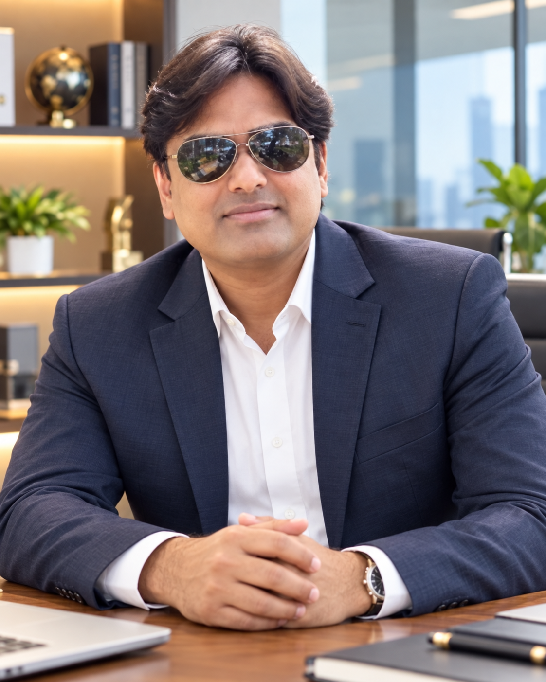 RoyalX Managing Director in a professional office setting
